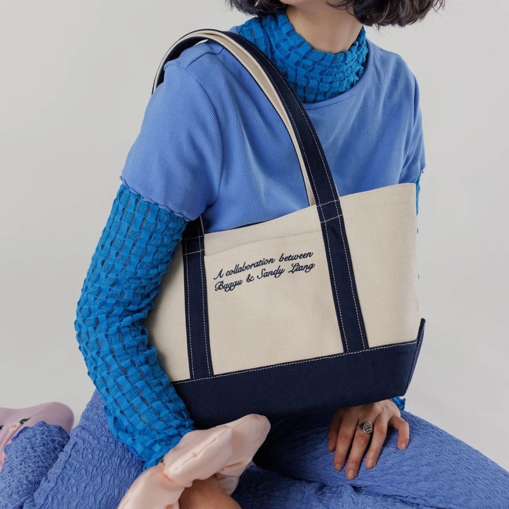 Sandy Liang x Baggu canvas tote